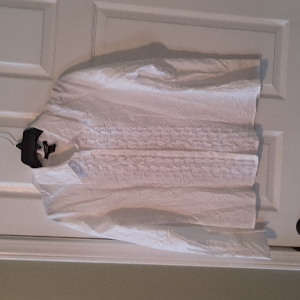 Crinkle and ruffle blouse